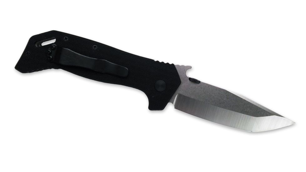 Emerson ETAK-B Series Folding Knife, Stonewashed Finish, 3.9 in Blade ETAKB-SF