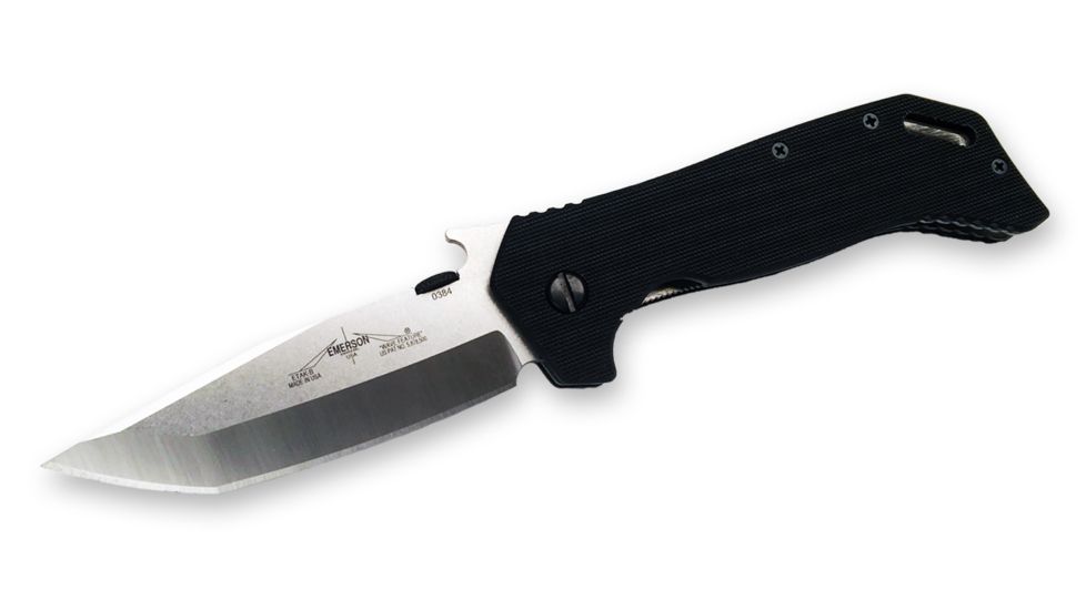 Emerson ETAK-B Series Folding Knife, Stonewashed Finish, 3.9 in Blade ETAKB-SF