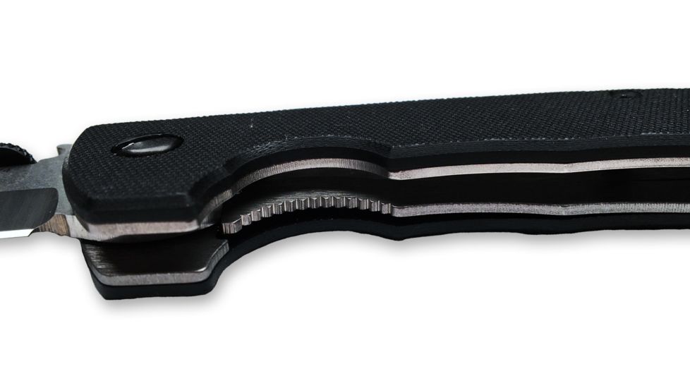 Emerson Mini CQC-8 Horseman Folding Knife, Stonewashed Finish, 3.54 in Blade MC8-SF