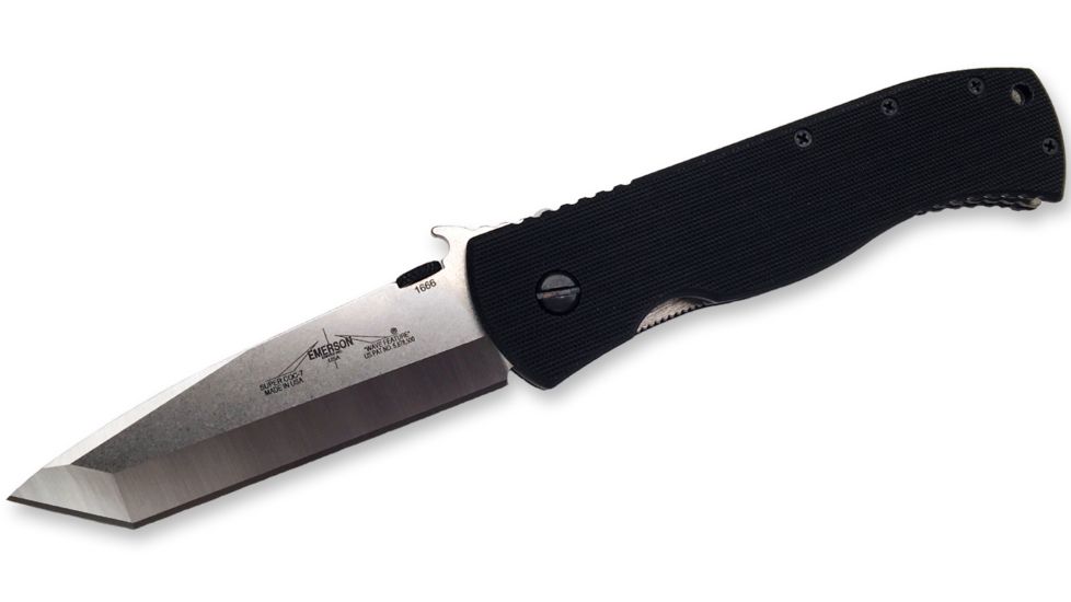 Emerson Super CQC-7BW Series Folding Knife, Stonewashed Finish, 3.78 in Blade SC7BW-SF