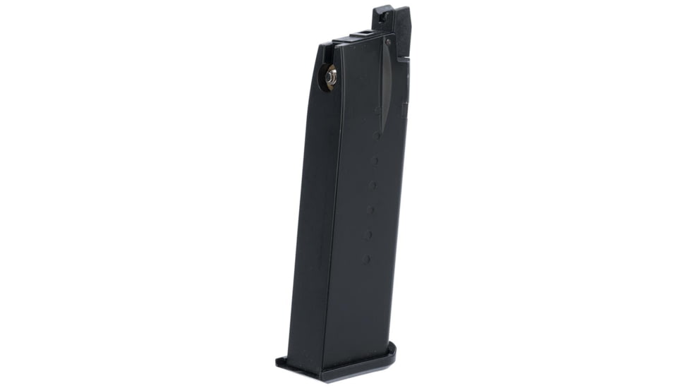 EMG 25rd Magazine for Hudson H9 Series GBB Parallel Airsoft Training Pistols, Black, Small, HS-HPMG01