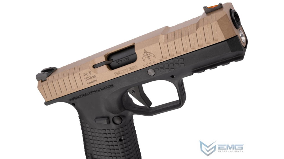 EMG Archon Firearms Type B Airsoft Parallel Training Weapon by EMG, Green Gas, FDE/Black, AR-TB0101