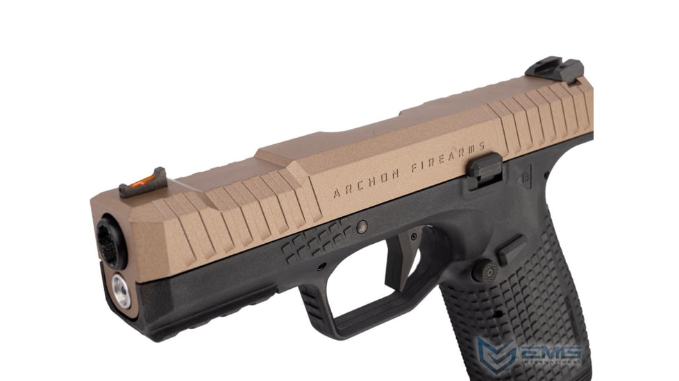 EMG Archon Firearms Type B Airsoft Parallel Training Weapon by EMG, Green Gas, FDE/Black, AR-TB0101