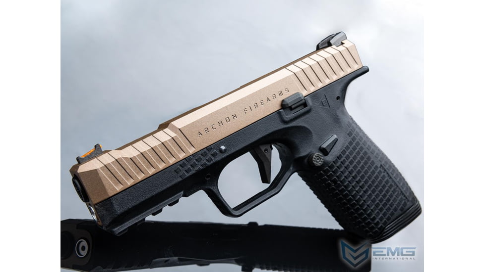 EMG Archon Firearms Type B Airsoft Parallel Training Weapon by EMG, Green Gas, FDE/Black, AR-TB0101