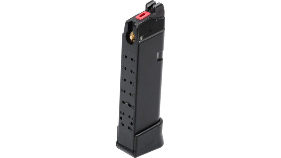 EMG Blu Compact &amp; Glock 19 Series Gas Airsoft Pistol Magazines, CO2, Black, Small, SA-BLMC02
