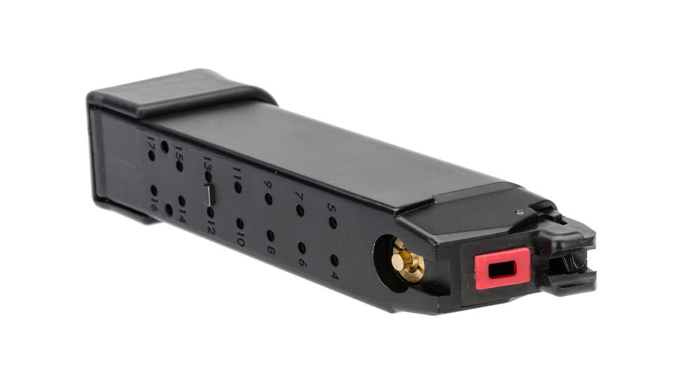 EMG Blu Compact &amp; Glock 19 Series Gas Airsoft Pistol Magazines, CO2, Black, Small, SA-BLMC02