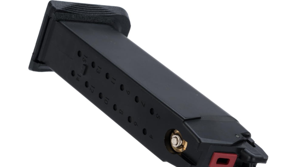 EMG Blu Compact &amp; Glock 19 Series Gas Airsoft Pistol Magazines, Green Gas, Black, Small, SA-BLMG02