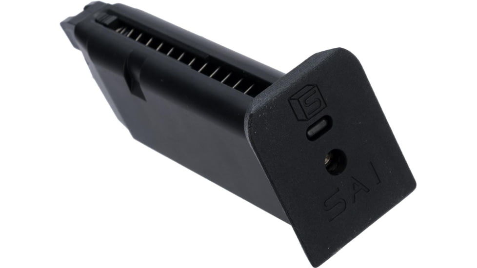EMG Blu Compact &amp; Glock 19 Series Gas Airsoft Pistol Magazines, Green Gas, Black, Small, SA-BLMG02
