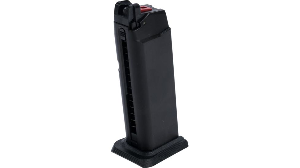 EMG Blu Compact &amp; Glock 19 Series Gas Airsoft Pistol Magazines, Green Gas, Black, Small, SA-BLMG02