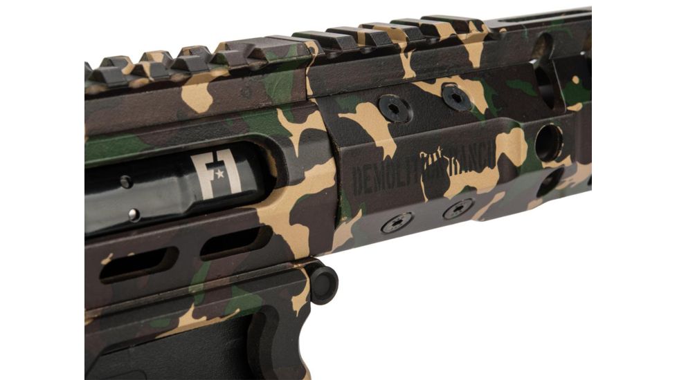 EMG Demolition Ranch UDR-15 AR15 Airsoft AEG Training Rifle by F-1 Firearms, Standard, Camo, Large, AEG-F1-UDR-STND