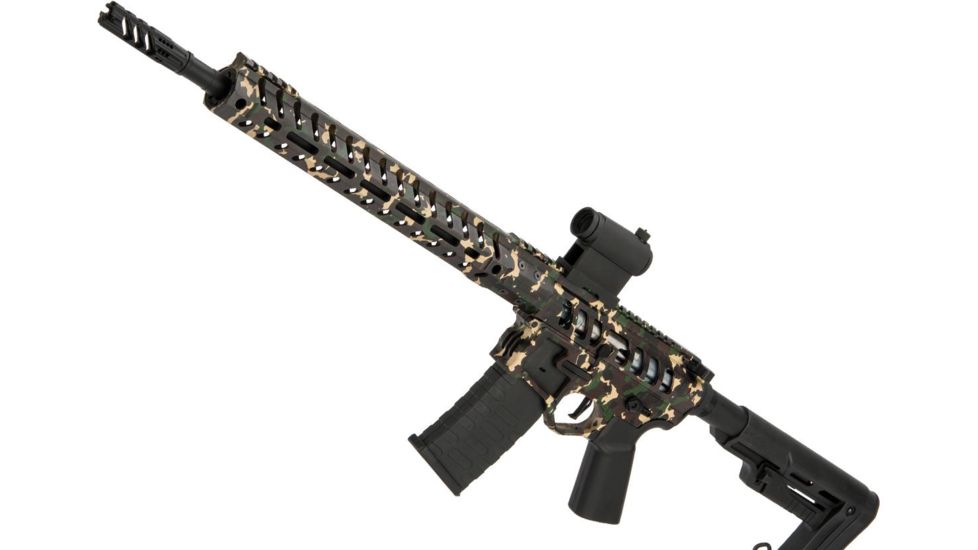 EMG Demolition Ranch UDR-15 AR15 Airsoft AEG Training Rifle by F-1 Firearms, Standard, Camo, Large, AEG-F1-UDR-STND