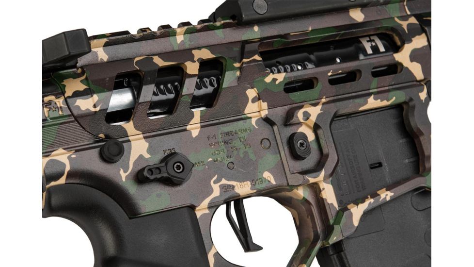 EMG Demolition Ranch UDR-15 AR15 Airsoft AEG Training Rifle by F-1 Firearms, Standard, Camo, Large, AEG-F1-UDR-STND