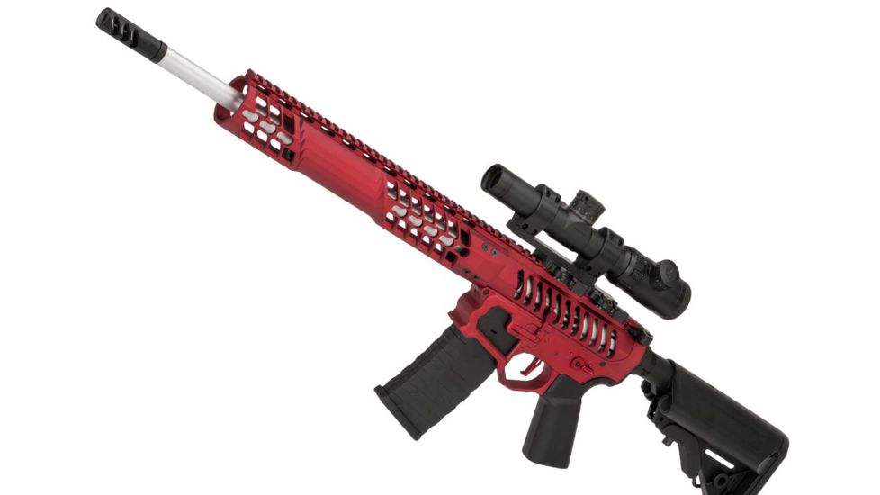 EMG F-1 Firearms BDR-15 3G AR15 Full Metal Airsoft AEG Training Rifle, 400 FPS, Red, Large, BDR-RR 400FPS
