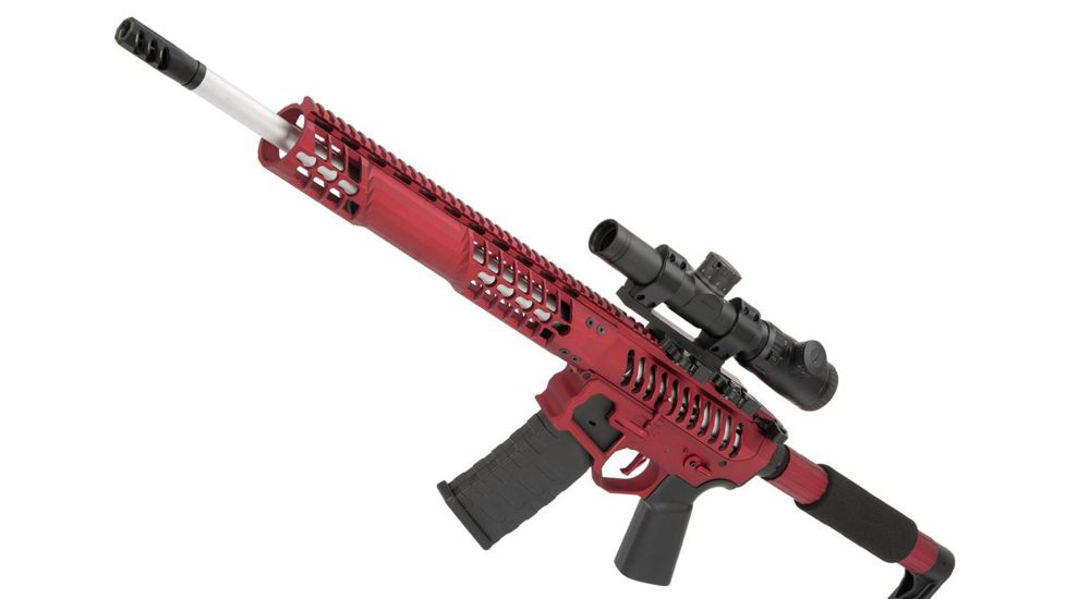 EMG F-1 Firearms BDR-15 3G AR15 Full Metal Airsoft AEG Training Rifle, Red/Tron, Large, BDR-RR-T 400 FPS