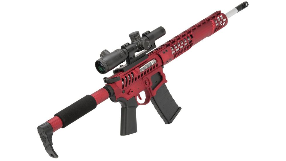 EMG F-1 Firearms BDR-15 3G AR15 Full Metal Airsoft AEG Training Rifle, Red/Tron, Large, BDR-RR-T 400 FPS