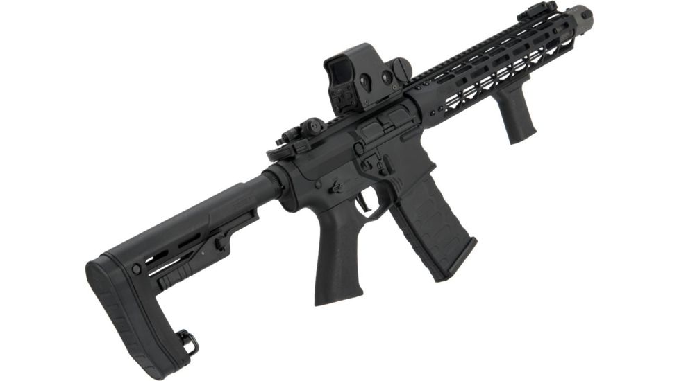 EMG Falkor AR-15 Training Weapon M4 Airsoft AEG Rifle, Blitz SBR, Black, Large, FD-B-B