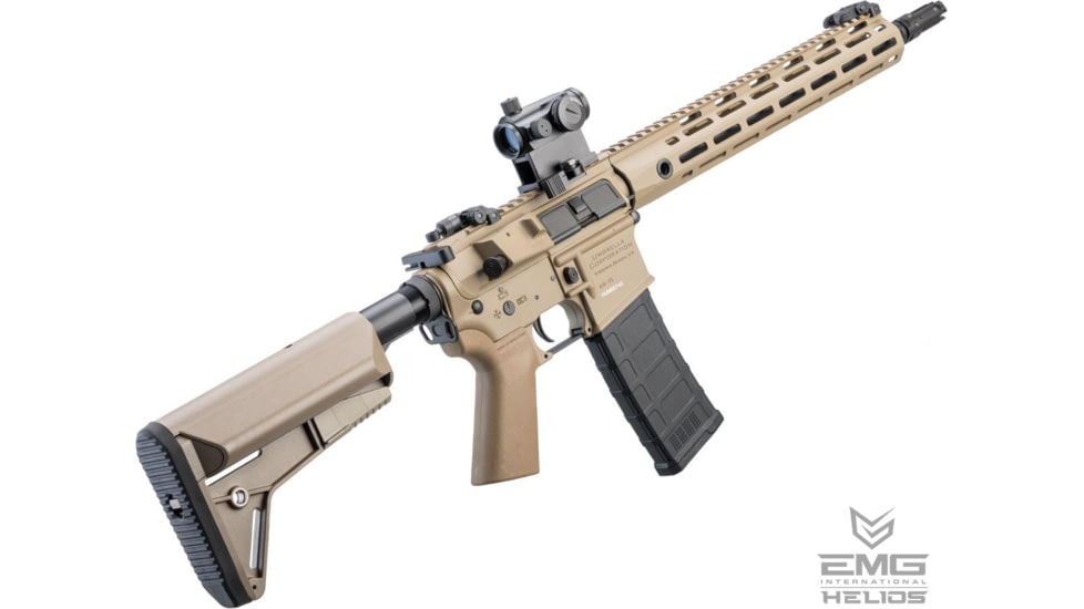 EMG Helios Umbrella Corporation Weapons Research Group Licensed M4 M-LOK Airsoft AEG Rifle, Carbine, Tan, CM.097A UC TN-400