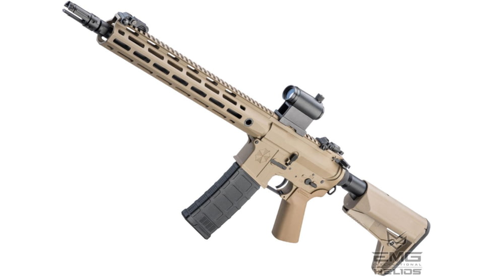 EMG Helios Umbrella Corporation Weapons Research Group Licensed M4 M-LOK Airsoft AEG Rifle, Carbine, Tan, CM.097A UC TN-400