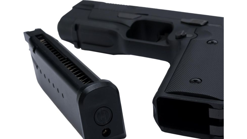 EMG Hudson H9 Gas Blowback Airsoft Parallel Training Weapon, Green Gas, Black, Small, HS-HP0100