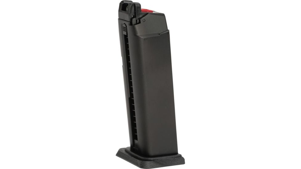 EMG Magazine for Blu &amp; Glock Series Gas Airsoft Pistols, Enhanced, Green Gas, 25rds, Black, Small, SA-BLMG01, EDEMO1