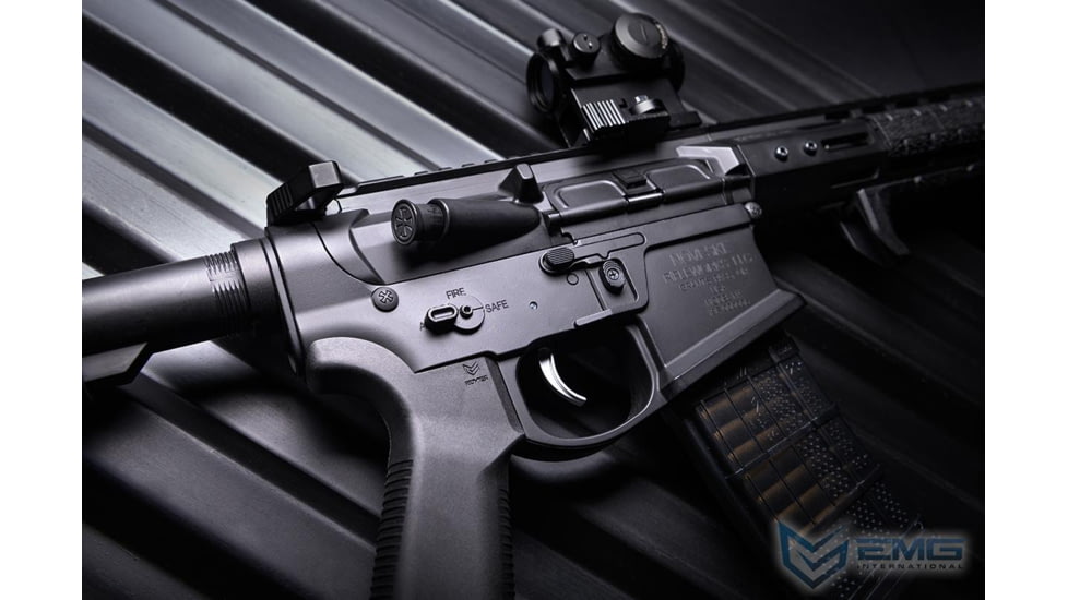 EMG NOVESKE Gen 4 w/ eSilverEdge SDU2.0 Gearbox Airsoft AEG Training Rifle, Shorty, 350 FPS, Black, NSBR-10B 350 FPS