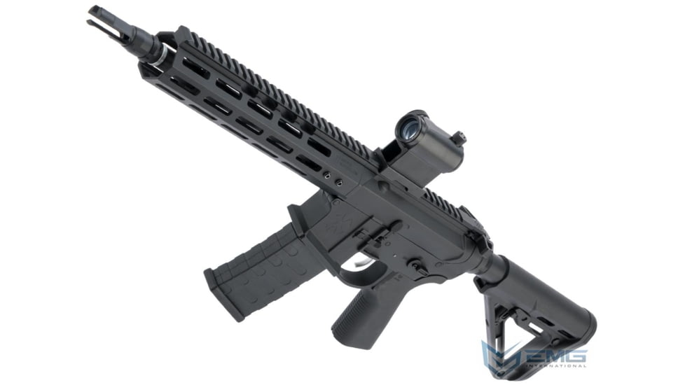 EMG NOVESKE Gen 4 w/ eSilverEdge SDU2.0 Gearbox Airsoft AEG Training Rifle, Shorty, 350 FPS, Black, NSBR-10B 350 FPS