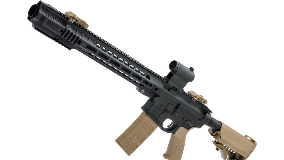 EMG SAI GRY AR-15 AEG Training Rifle w/i5 Gearbox, Carbine, Dark Earth, Large, EG-SAI01M-FDE