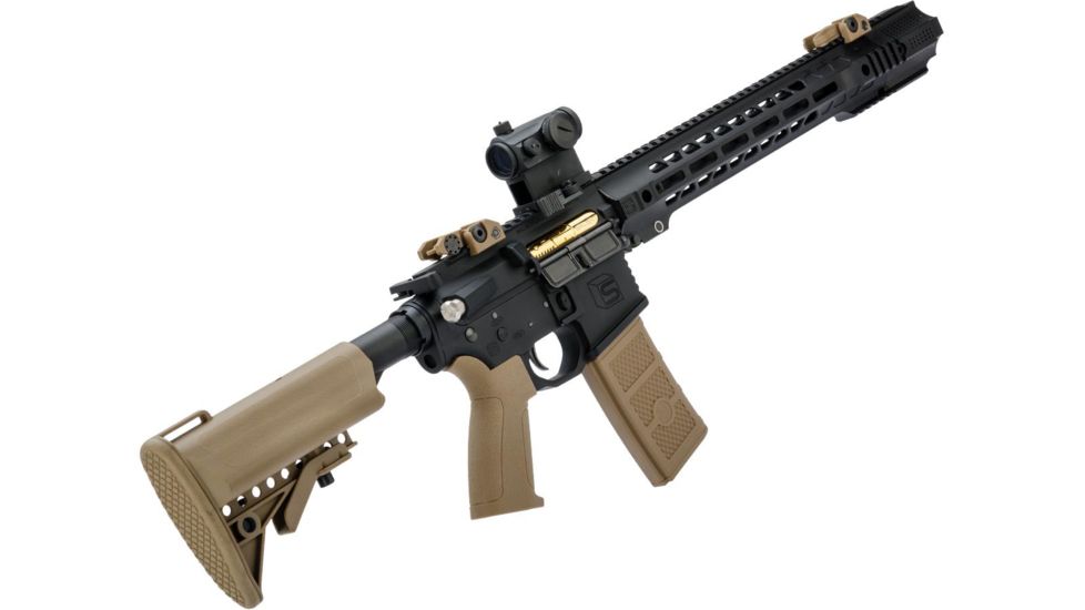 EMG SAI GRY AR-15 AEG Training Rifle w/i5 Gearbox, Carbine, Dark Earth, Large, EG-SAI01M-FDE