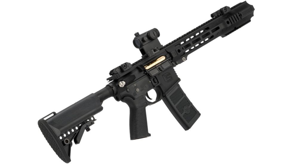 EMG SAI GRY AR-15 AEG Training Rifle w/JailBrake Muzzle and i5 Gearbox, SBR, Gray, Large, EG-THRSAI02