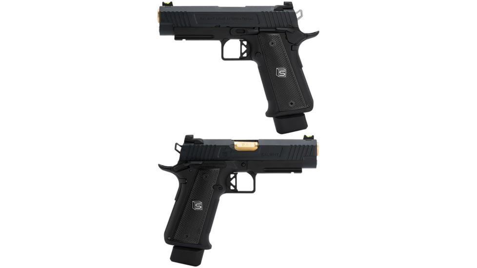 EMG Salient Arms International 2011 DS Airsoft Training Weapon, 4.3 w/CO2 Mag, 30 Round, Black, SA-DS0220