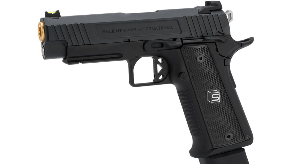 EMG Salient Arms International 2011 DS Airsoft Training Weapon, 4.3 w/CO2 Mag, 30 Round, Black, SA-DS0220
