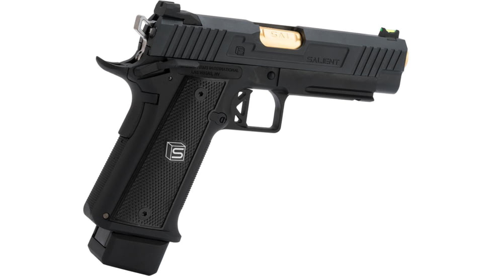 EMG Salient Arms International 2011 DS Airsoft Training Weapon, 4.3 w/CO2 Mag, 30 Round, Black, SA-DS0220