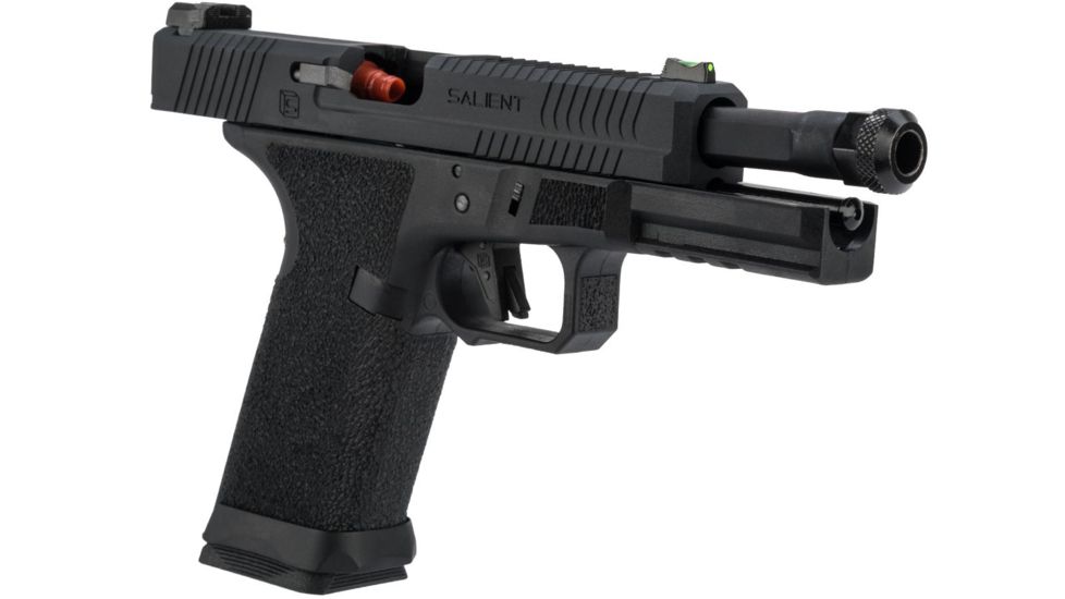 EMG Salient Arms International Blu Airsoft Training Weapon, Green Gas Mag, Black, Large, SA-BL0101