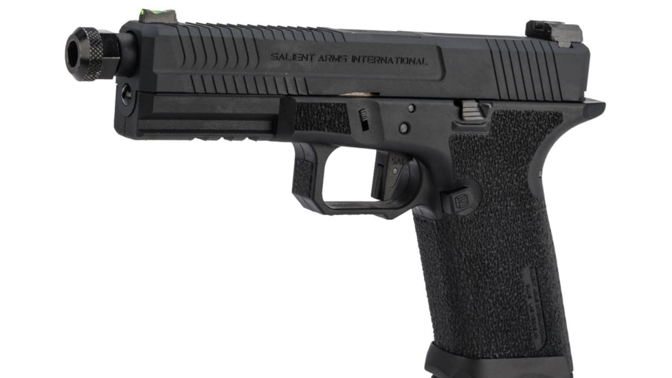 EMG Salient Arms International Blu Airsoft Training Weapon, Green Gas Mag, Black, Large, SA-BL0101