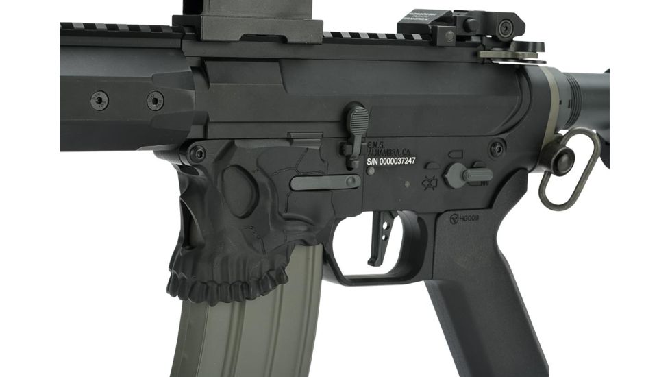 EMG Sharps Bros Jack Licensed Full Metal Advanced M4 Airsoft AEG Rifle, 10in SBR, Black, Large, M4-SB-TJ-M-BK