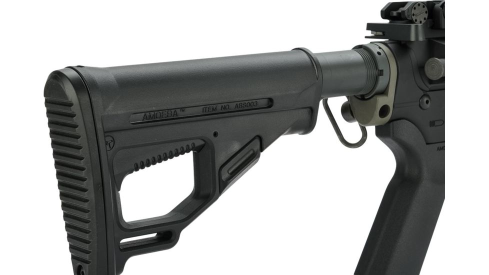 EMG Sharps Bros Jack Licensed Full Metal Advanced M4 Airsoft AEG Rifle, 10in SBR, Black, Large, M4-SB-TJ-M-BK