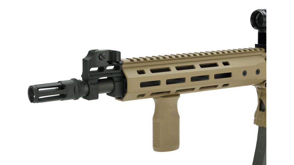 EMG Sharps Bros Jack Licensed Full Metal Advanced M4 Airsoft AEG Rifle, 10in SBR, Tan, Large, M4-SB-TJ-M-DE