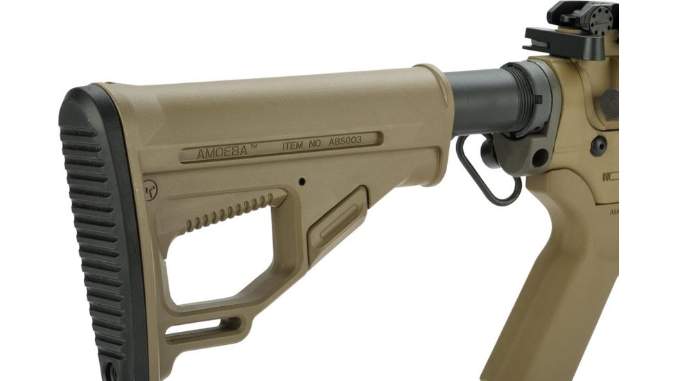 EMG Sharps Bros Jack Licensed Full Metal Advanced M4 Airsoft AEG Rifle, 10in SBR, Tan, Large, M4-SB-TJ-M-DE