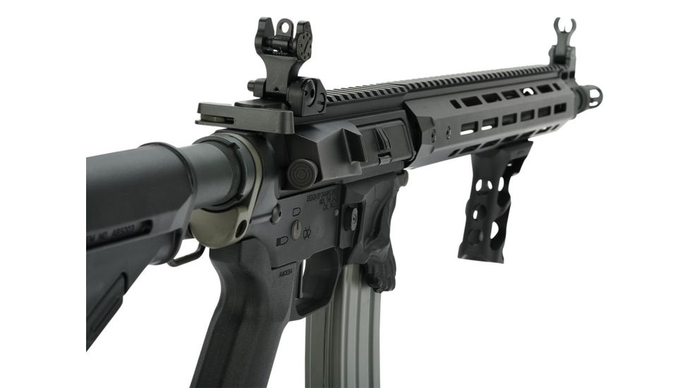 EMG Sharps Bros Jack Licensed Full Metal Advanced M4 Airsoft AEG Rifle, 15in Carbine, Black, Large, M4-SB-TJ-L-BK