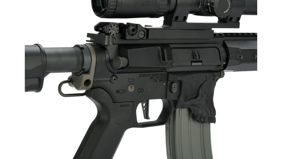 EMG Sharps Bros Jack Licensed Full Metal Advanced M4 Airsoft AEG Rifle, 15in Carbine, Black, Large, M4-SB-TJ-L-BK