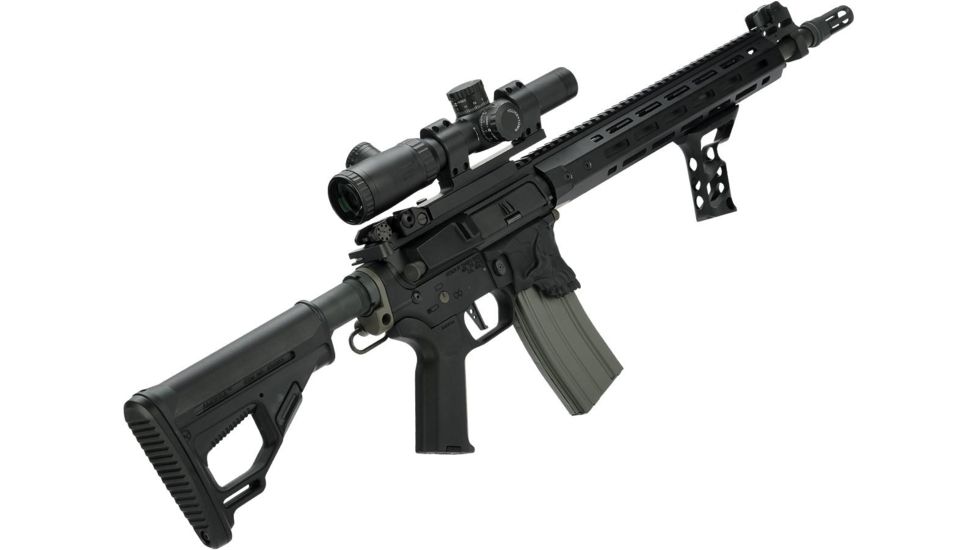 EMG Sharps Bros Jack Licensed Full Metal Advanced M4 Airsoft AEG Rifle, 15in Carbine, Black, Large, M4-SB-TJ-L-BK