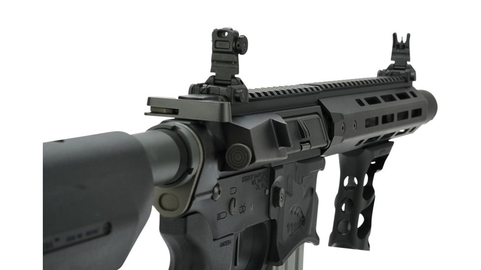 EMG Sharps Bros Warthog Licensed Full Metal Advanced M4 Airsoft AEG Rifle, 10in SBR, Black, Large, M4-SB-WH-M-BK