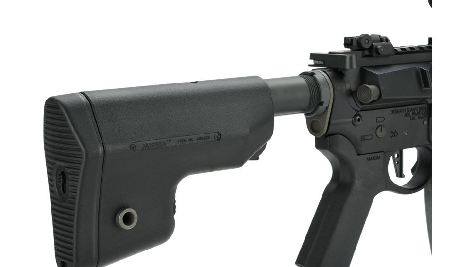 EMG Sharps Bros Warthog Licensed Full Metal Advanced M4 Airsoft AEG Rifle, 10in SBR, Black, Large, M4-SB-WH-M-BK