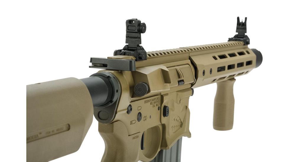 EMG Sharps Bros Warthog Licensed Full Metal Advanced M4 Airsoft AEG Rifle, 10in, SBR, Tan, Large, M4-SB-WH-M-DE