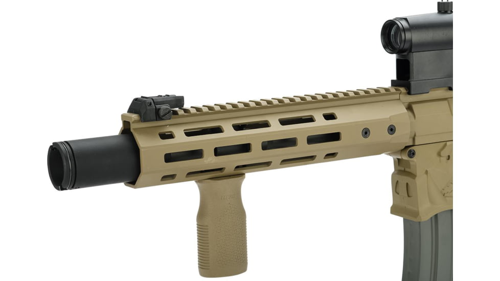 EMG Sharps Bros Warthog Licensed Full Metal Advanced M4 Airsoft AEG Rifle, 10in, SBR, Tan, Large, M4-SB-WH-M-DE