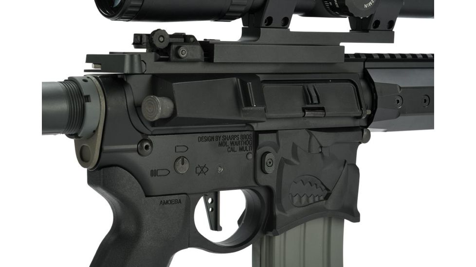 EMG Sharps Bros Warthog Licensed Full Metal Advanced M4 Airsoft AEG Rifle, 15in Carbine, Black, Large, M4-SB-WH-L-BK