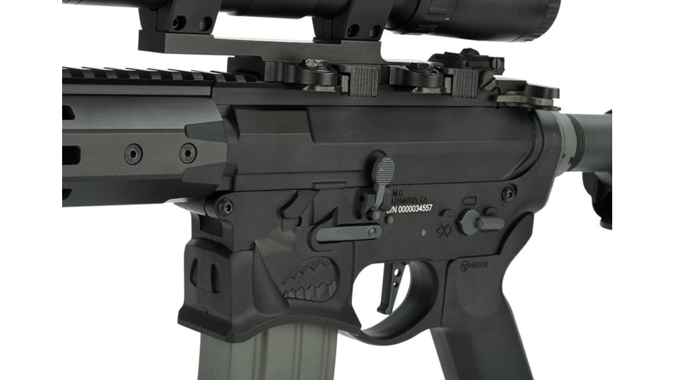 EMG Sharps Bros Warthog Licensed Full Metal Advanced M4 Airsoft AEG Rifle, 15in Carbine, Black, Large, M4-SB-WH-L-BK