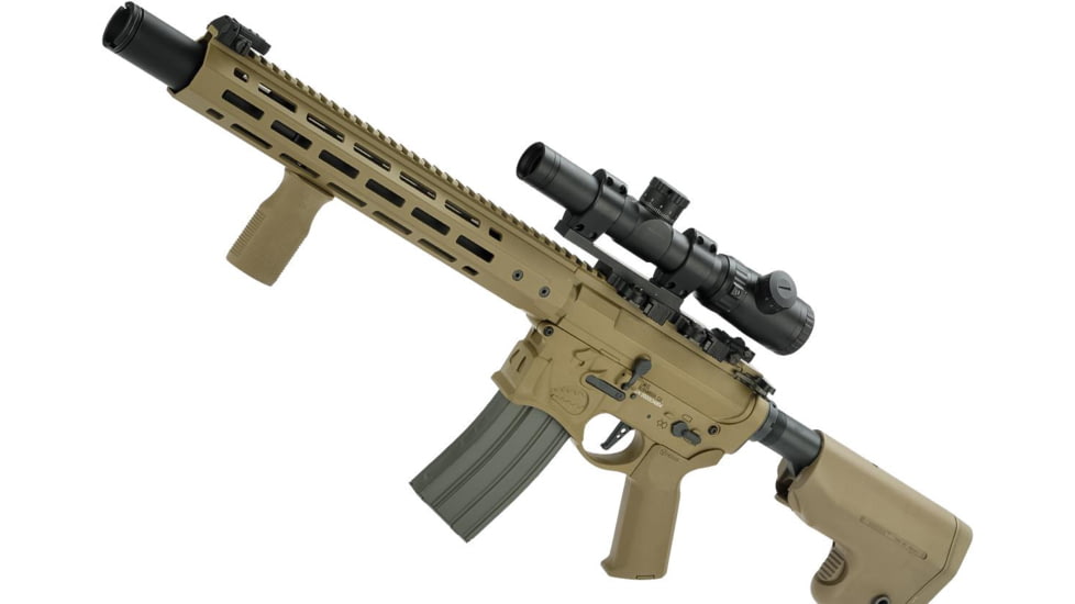 EMG Sharps Bros Warthog Licensed Full Metal Advanced M4 Airsoft AEG Rifle, 15in Carbine, Tan, Large, M4-SB-WH-L-DE