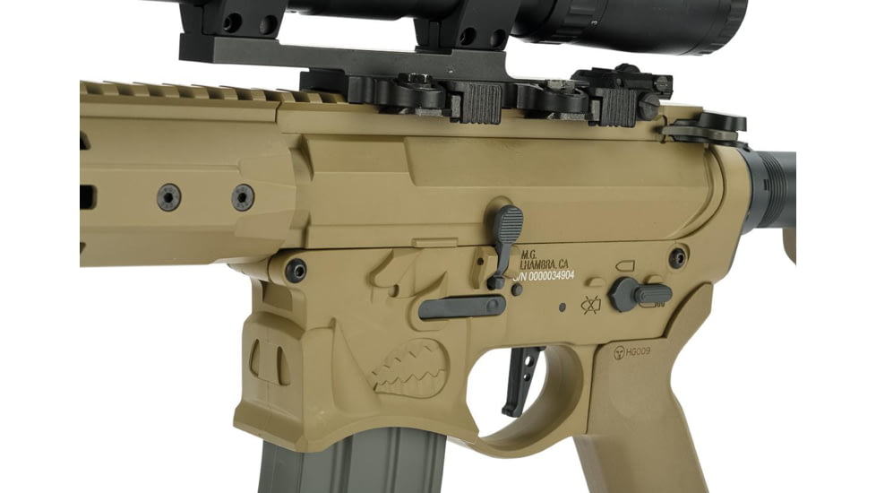 EMG Sharps Bros Warthog Licensed Full Metal Advanced M4 Airsoft AEG Rifle, 15in Carbine, Tan, Large, M4-SB-WH-L-DE