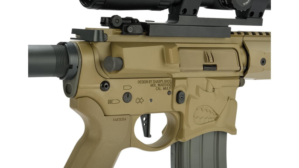 EMG Sharps Bros Warthog Licensed Full Metal Advanced M4 Airsoft AEG Rifle, 15in Carbine, Tan, Large, M4-SB-WH-L-DE